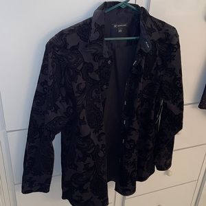 Men INC black button down. NWT